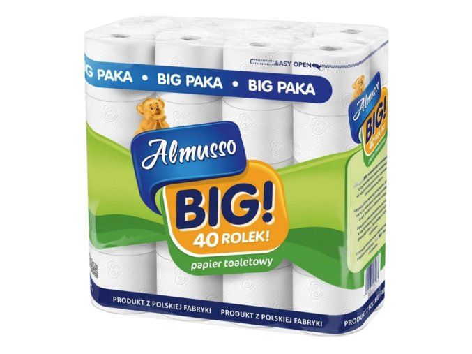 almusso big toaletni papir 3vrstvy 40roli