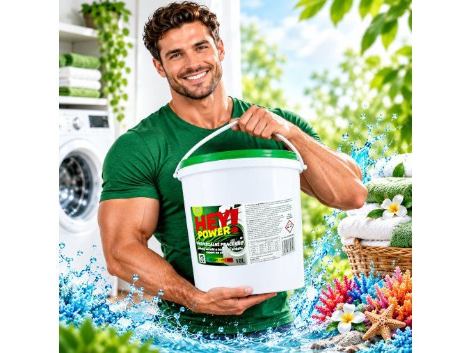 plakat hey power praci gel 10l kbelik